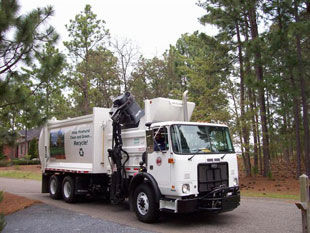 Pinehurst waste collection truck